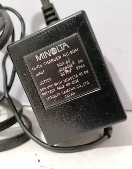 Adaptador ni-cd Minolta Nc-90M para unidad de motor de cámara Nc90