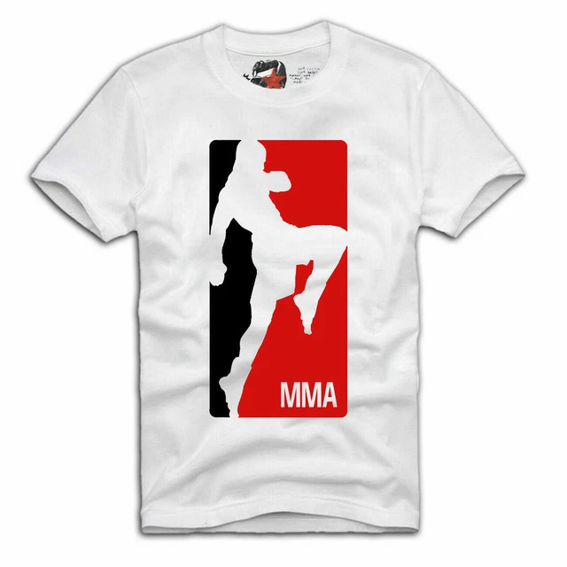E1Syndate Mma Logo Classico T-Shirt Boxing Muay Thai Vale Tudo Fight Ufc A184