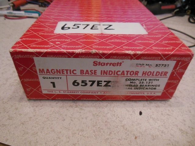 657EZ Magnetic Base indicator holder with 25-131 dial indicator