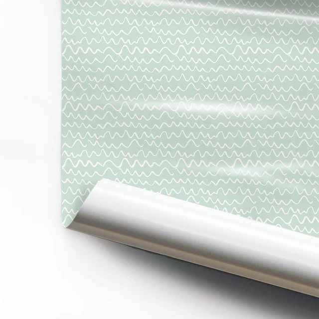 VINYL WRAP ROLL Sticker Furniture Cartoon Vector Background Wave Green D1516 EUR 11,16 PicClick FR