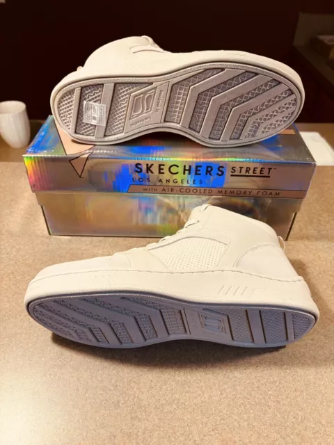 Skechers Women's Street Upbeats Lite Light Kickers Sneakers Size 8.5 Off White 3