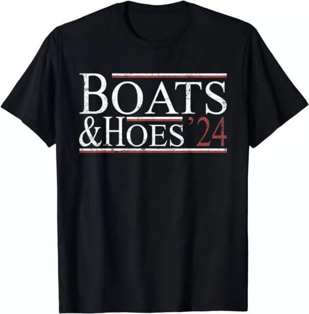 BOATS AND HOES 2024 Funny Political Election 2024 T-Shirt $14.99 - PicClick