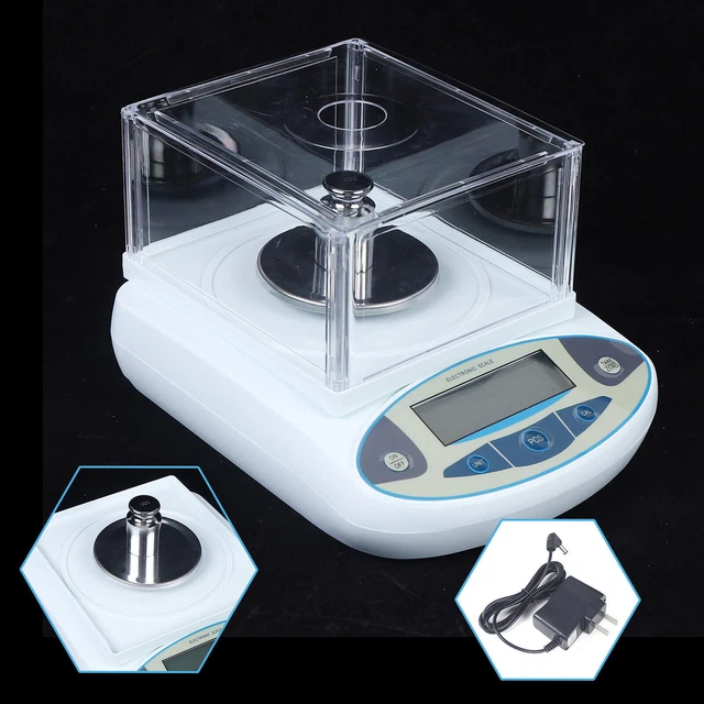 Precision Balancing Scales 500G/0.001G INTELLIGENT ANALYTICAL Balance Digital Lab Precision ...