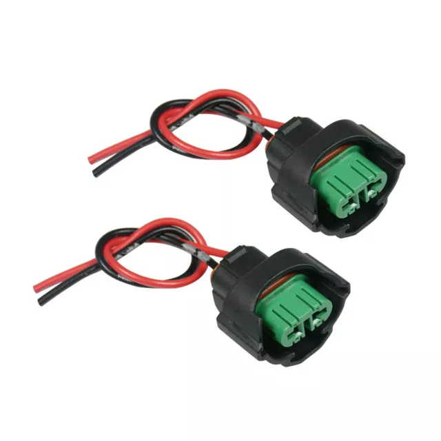 2x Car H11 H8 Female Connector Adapter Wiring Harness Fog Lights Socket Plug Kit