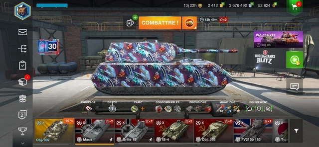 Compte Joueur World Of Tanks Blitz – Android, PC, Apple – Prêt à Jouer