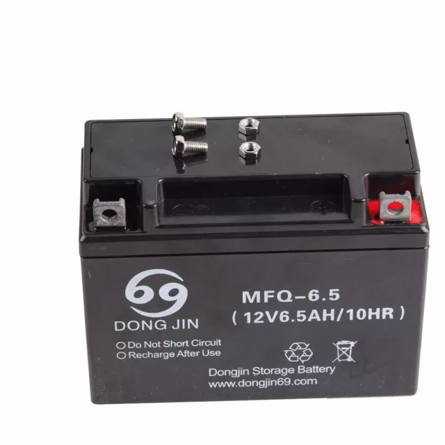 12V 6.5AH UT6.5L Motorcycle Battery for  ATV Quad Buggy Go Kart Mower Scooter US