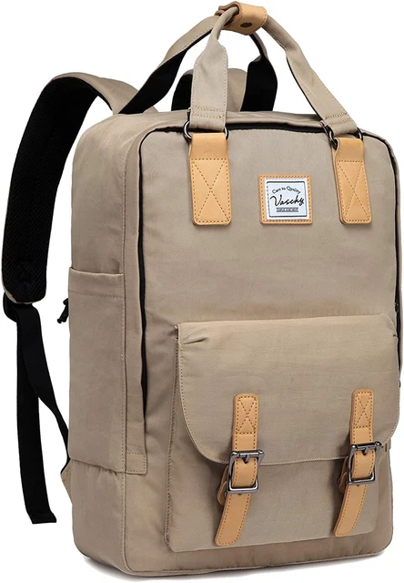 Backpack for Men and Women, Vintage 15In Backpack Water-Resistant School Backpac