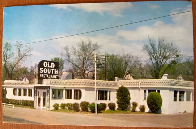 Old South Restaurant Fort Smith Arkansas AR Old Roadside America Postcard