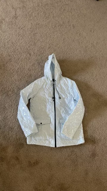 Topshop on sale white raincoat
