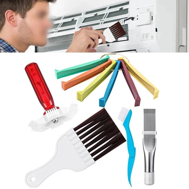 Peigne à Ailettes Pour Condensateur, Peigne à Ailettes En Plastique, Brosse De Nettoyage Pour Condensateur AC, évaporateur De Radiateur, Peigne De