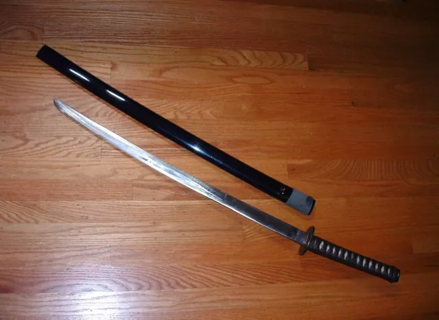 [GN1-03-3-25] Japanese Sword:  Junk Katana in Koshirae   Project Piece