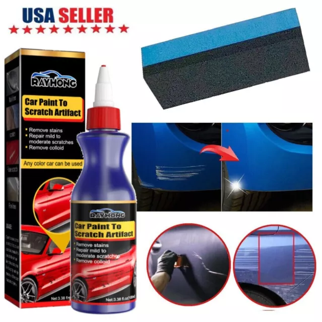 Car Scratch Remover for Deep Scratches Paint Restorer Auto Repair Wax US Stock