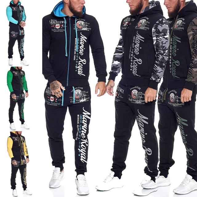 Tuta Jogging Allenamento Tuta Sportiva Jogger Fitness Streetwear da Uomo