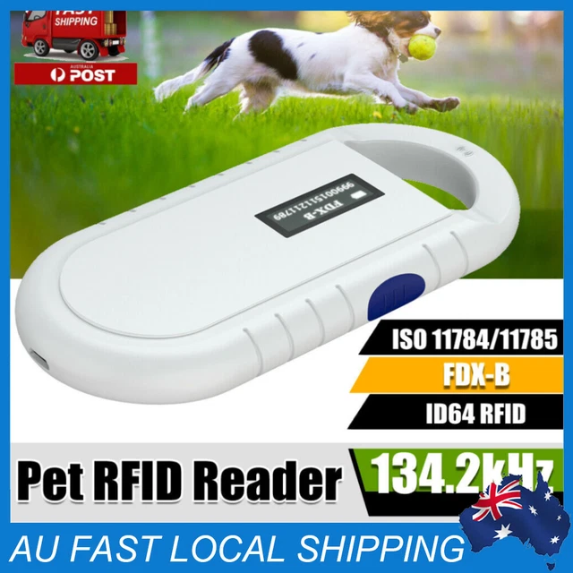 Pet Microchip Scanner Portable Handheld Animal Chip Reader Pet Microchip Reader