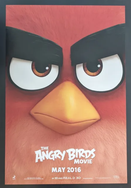 The Angry Birds Movie (2016) Original 27x40 Movie Poster D/S Rolled
