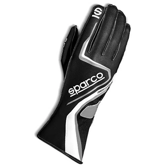 (TG. 10) Sparco 00255510NRBI Record 2020 Guanti Karting, Nero/N, 10 - NUOVO