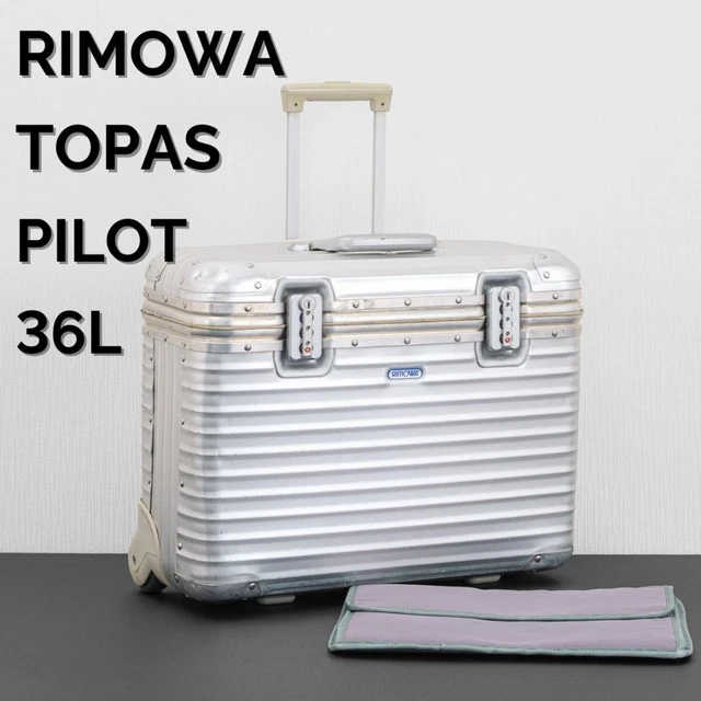 RIMOWA TOPAZ PILOT Trolley 36L 2 Wheel Tsa Lock Aluminum