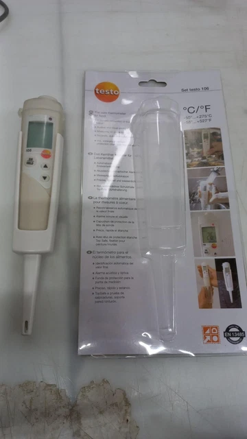 Termometro nucleo alimentare Testo, incluso TopSafe