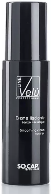 Socap Velu Crema Lisciante Senza Risciacquo Effetto Seta 125Ml