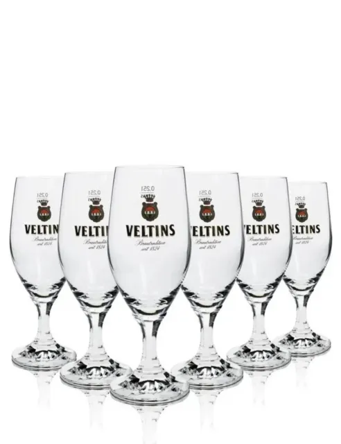 Veltins Pils Glaser  Brauerei 0,4l Tulpe Gläser Pilstulpe  Biergläser 12 Stk