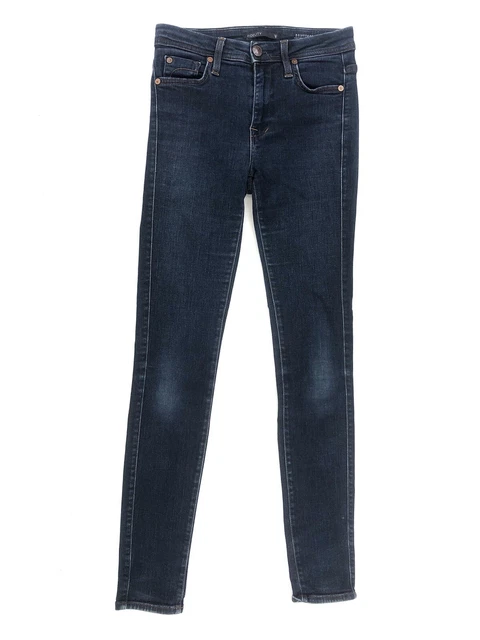 Fidelity Belvedere High Rise Ultra Slim Jean Women’s 25 Dark Stretch W26” L31”