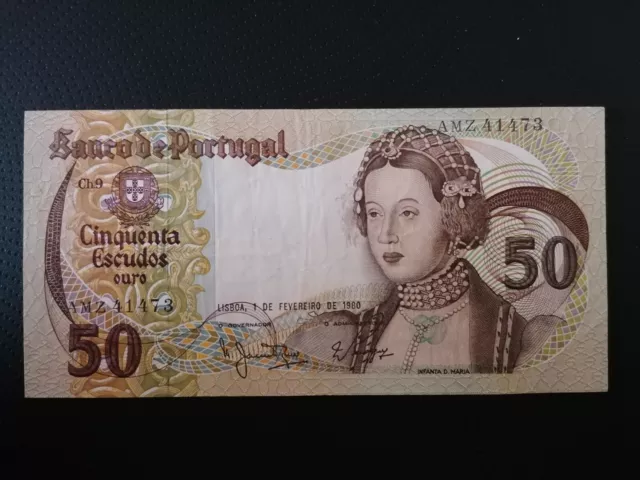 Portugal, 50 escudos 1980