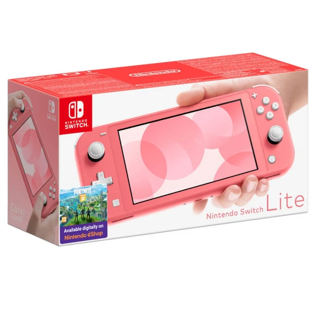 Nintendo Switch Lite Coral Portable Game Console 5.5" 32 GB Touchscreen Wi-Fi