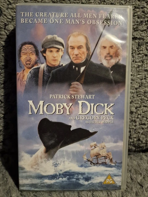 Moby Dick Vhs Video Tape Patrick Stewart Gregory Peck 6 99 Picclick Uk
