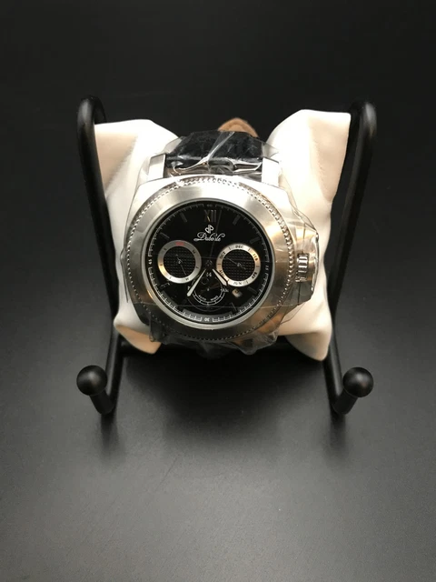 DUBOULE BLACK LEATHER Band Automatic with Black Chrono Dial  display picture 2