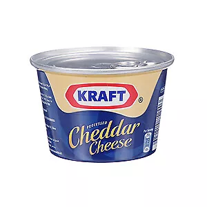Kraft processed cheddar cheese 190 gr  1/2/4/6/8/10/12