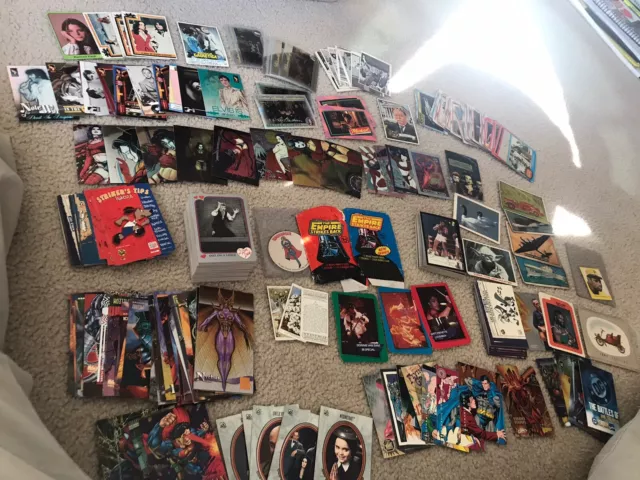 Huge Lot Non Sports Trading Cards+ Packs Elvis Jfk Spider-Man Star Wars ++