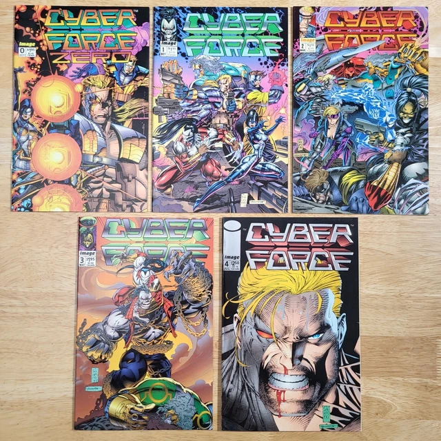 Cyberforce Vol. 1 - 0 + 1-4 Complete Set (5 Books) - Image 1992 MARC SILVESTRI