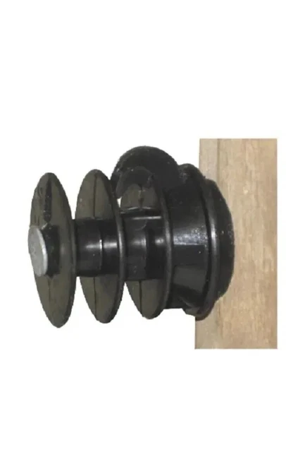 Dare, Elfin, 50 Pack, Black, Wood Post Insulator