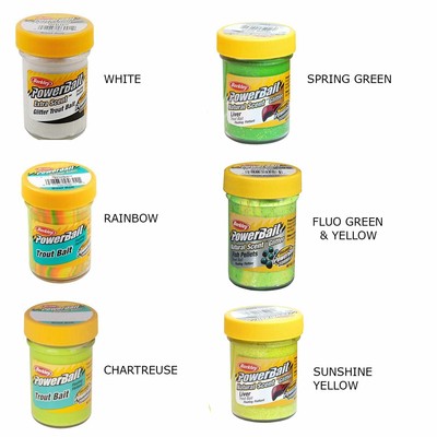 Berkley 1004944  Berkley Pastella Powerbait Trout Bait Extra Scent white RN 