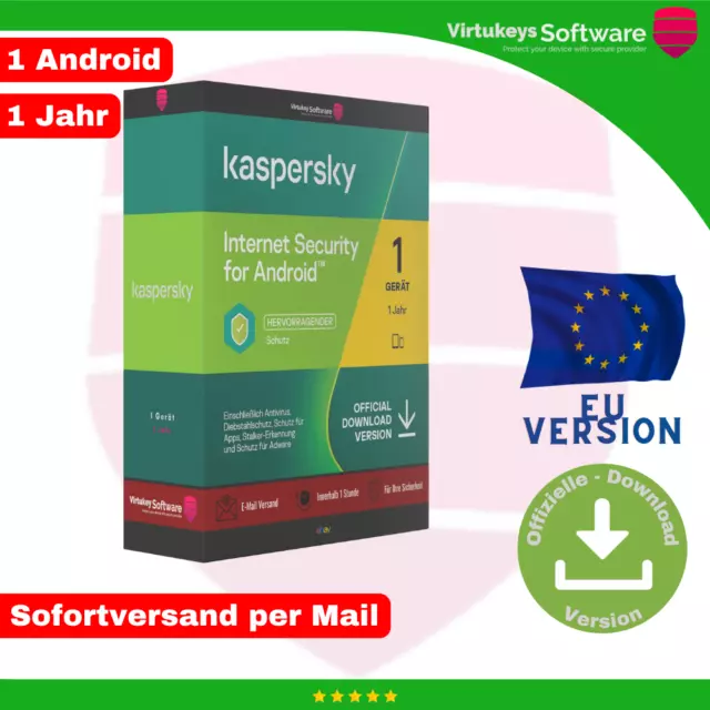 Kaspersky Internet Security 2024 für Android / 1 Gerät / 1 Jahr / Mobile Tablet