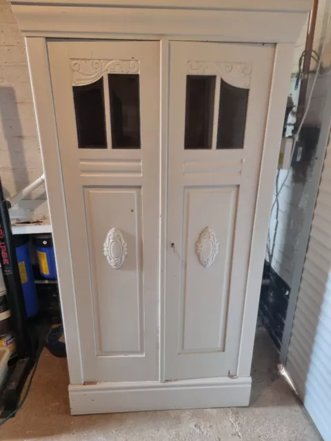 French Armoire Vintage Cabinet