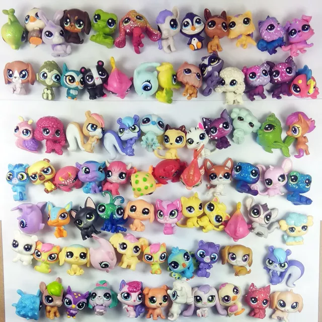 Random Lot 30X 0.5 Original Littlest Pet Shop Mini LPS Cute Animals Figure  Toys