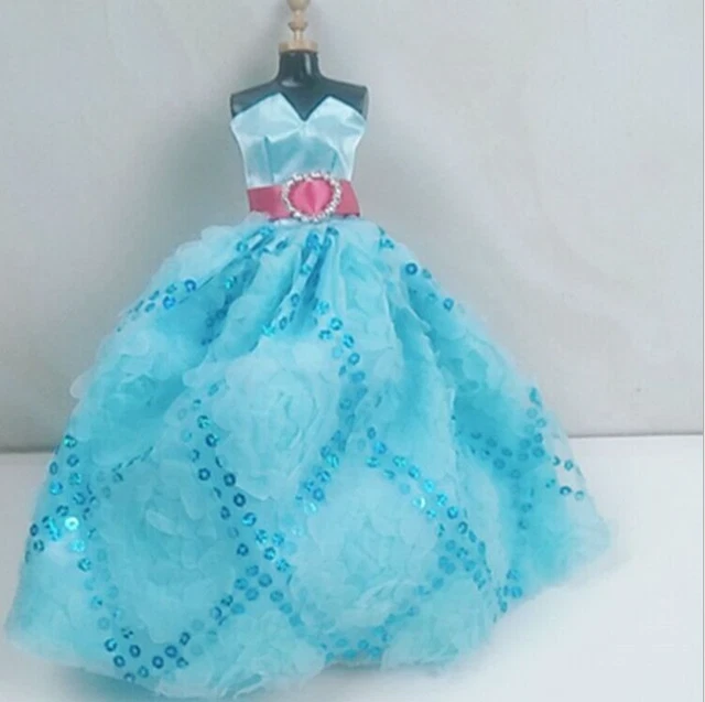 Popular Barbie Doll sized Accessory/Cloth-1 Fashion dress-Girl Gift-ON SALE+BEST