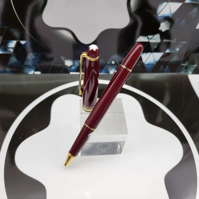 MONTBLANC MEISTERSTUCK 163R Classic Burgundy Red Gold Trim Rollerball