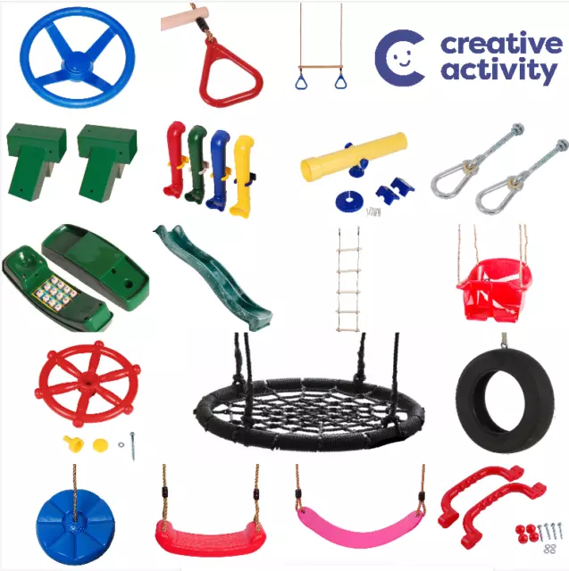 Climbing Frame Accessories Slides Swings Seats Handles Wheels Construction Parts