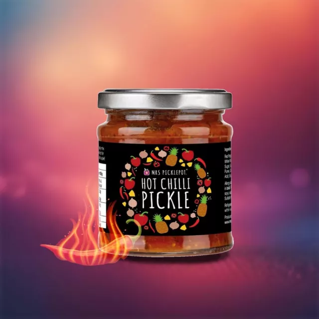 Mrs Picklepot Hotchilli Thrill Dolce & Speziato Sottaceto Adatto per Veg,220g -