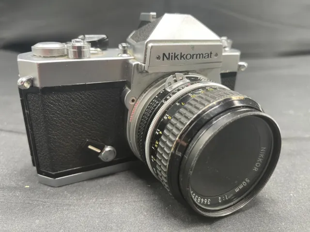 Nikkormat FT3 35mm SLR Film Camera, Nikon NIKKOR 50mm f/2 Lens Kalimar UV filter