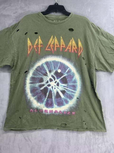 Urban Outfitters Urban Outfitters Def Leppard Overdyed T-Shirt Small Medium 3