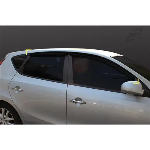 Autoclover Chrome Wind Deflectors Windabweiser 6P for 2014 ~ 2018