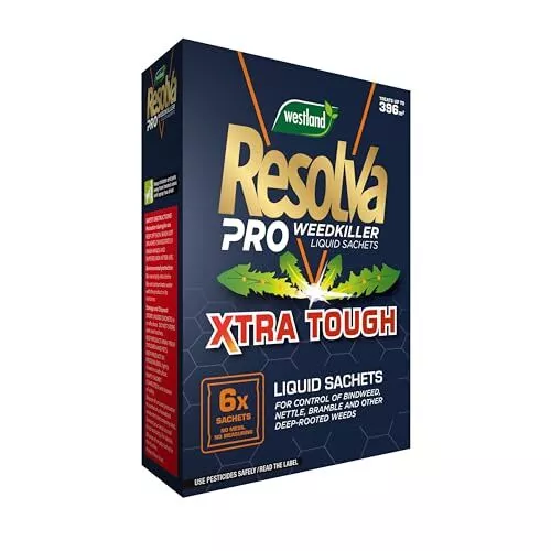 20300520 Pro Weed Killer Liquid Sachets Xtra Tough 6 x 100ml, Natural