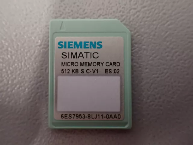 6ES79538LJ110AA0 - Siemens - 6ES7953 8LJ11 0AA0 / Micro Memory Tarjeta 512Kb