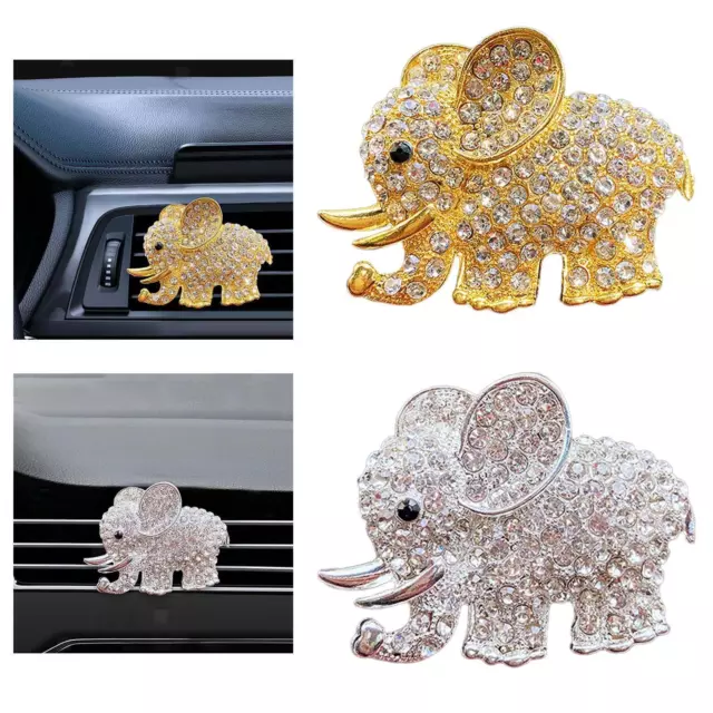 Car Aromatherapy Vent Clip Rhinestone Air Conditioning Outlet Diffusor
