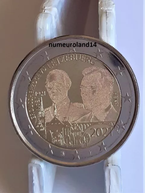 DISPO 2 euro LUXEMBOURG 2021 Commémo Grand Duc Jean. NEUVE. Envoi suivi.