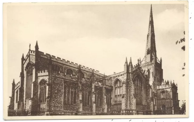 ESSEX - THAXTED PARISH CHURCH Postcard