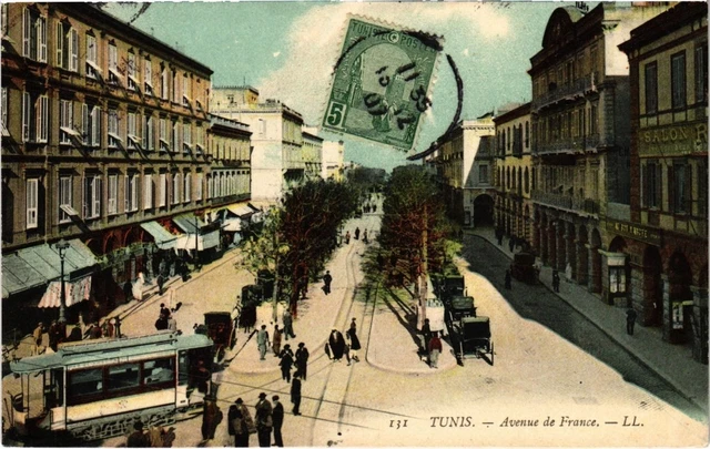 CPA AK TUNISIE TUNIS Avenue de france (113998) EUR 5,99 PicClick FR